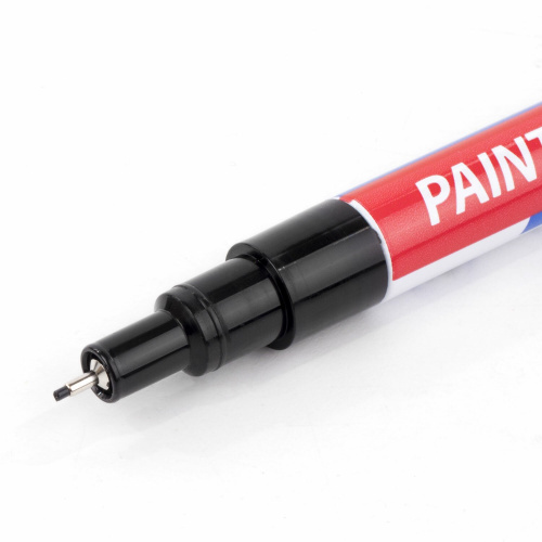 Маркер-краска лаковый BRAUBERG EXTRA (paint marker), 2 цв., 1 мм, белый/черный фото 2