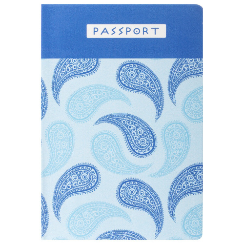 Обложка для паспорта STAFF "Пейсли", ПВХ, фотопечать ассорти фото 10
