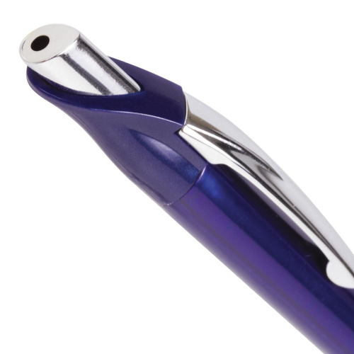 Ручка шариковая масляная автоматическая с грипом BRAUBERG "Jet-X", линия письма 0,35 мм, синяя фото 5
