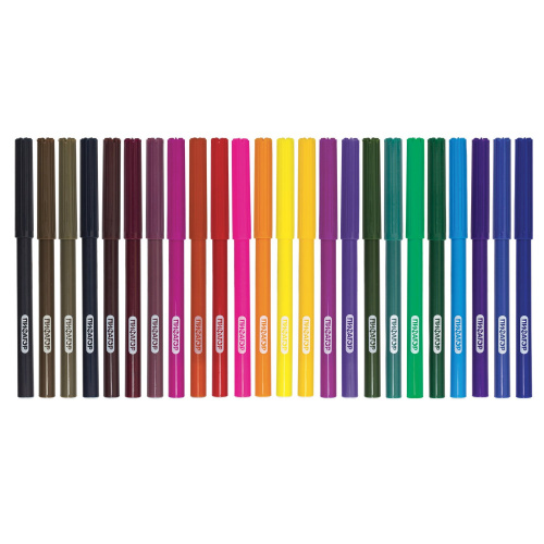 Фломастеры ПИФАГОР "Веселая такса", 24 цвета, вентилируемый колпачок фото 5