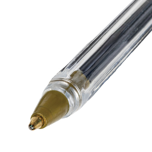 Ручка шариковая STAFF "Basic BP-01", письмо 750 метров, ЧЕРНАЯ, длина корпуса 14 см, узел 1 мм, 143737 фото 5