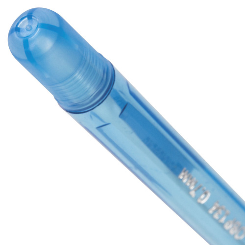 Ручка шариковая масляная BRAUBERG "Olive Pen Tone", корпус тонированный, линия 0,35 мм, синяя фото 8