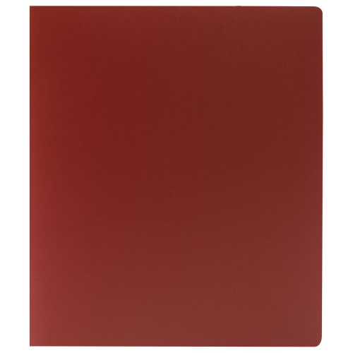 Папка на 2 кольцах STAFF, 40 мм, 0,5 мм, до 300 листов, красная фото 2