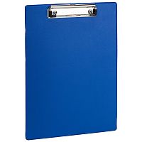 Доска-планшет STAFF, А4, с прижимом, картон/ПВХ, синяя