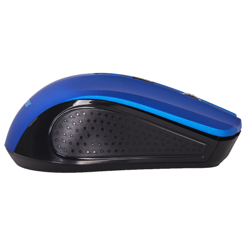 Мышь беспроводная SONNEN V99, USB, 800/1200/1600 dpi, 4 кнопки, оптическая, синяя фото 4