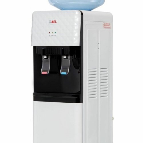 Кулер для воды AEL LD-AEL-88c, напольный, нагрев/охлаждение электронное, шкаф, 2 крана, белый фото 2