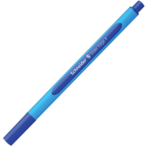 Ручка шариковая SCHNEIDER "Slider Edge F", трехгранная, линия письма 0,4 мм, синяя фото 2