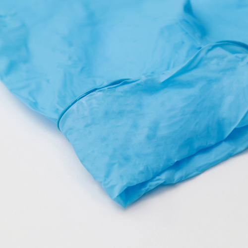 Перчатки нитриловые смотровые CONNECT, 100 штук, размер M, голубые фото 5