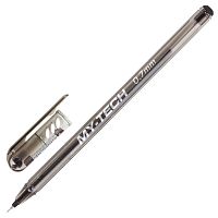 Ручка шариковая масляная PENSAN "My-Tech", линия письма 0,35 мм, черная
