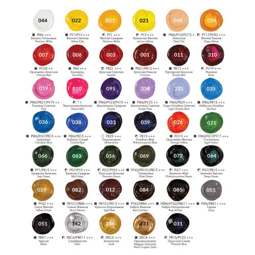Краски акриловые художественные BRAUBERG ART DEBUT, 48 штук, 41 цвет, 12 мл, в тубах фото 4