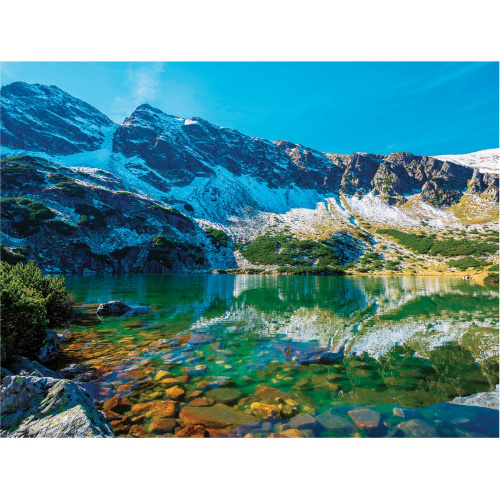 Картина стразами ОСТРОВ СОКРОВИЩ "Горное озеро", 40х50 см, на подрамнике фото 7