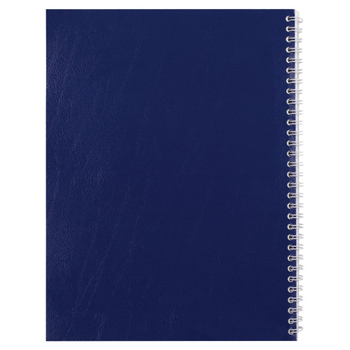 Тетрадь бумвинил STAFF, А4, 96 л., гребень, офсет №1, клетка, синий фото 9