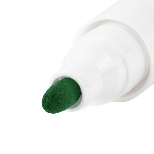 Маркер стираемый для белой доски ОФИСМАГ, круглый наконечник, 3 мм, зеленый фото 3