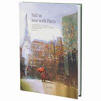Ежедневник недатированный А5 (145х215 мм), ламинированная обложка, 128 л., STAFF, "Love in Paris"