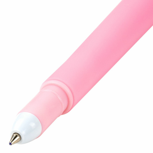 Ручка фигурная шариковая ЮНЛАНДИЯ "Фламинго", ассорти, пишущий узел 0,7 мм, синяя фото 9