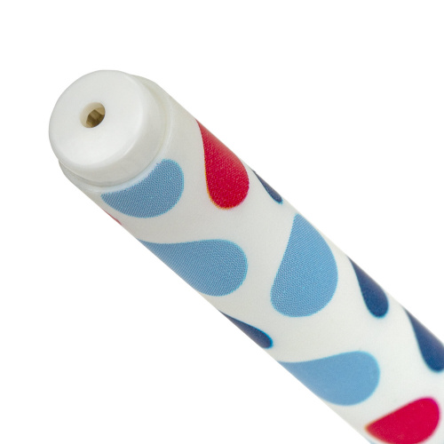Ручка шариковая BRAUBERG SOFT TOUCH GRIP "DOTS", мягкое покрытие, ассорти, узел 0,7 мм, синяя фото 10