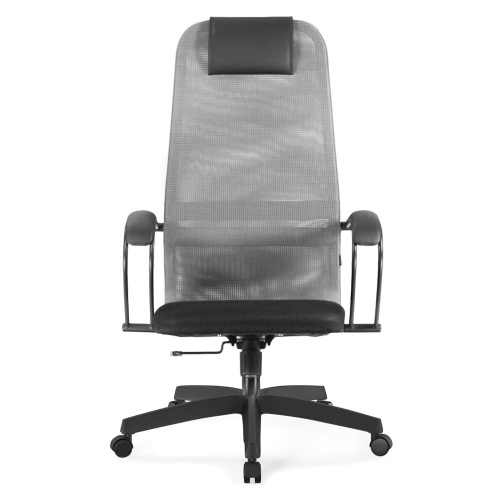 Кресло BRABIX PREMIUM "Ultimate EX-800" пластик, плотная двойная сетка Х2, черное/серое, 532915 фото 3