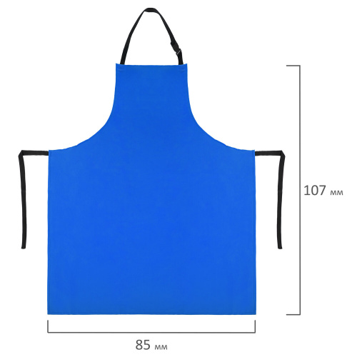 Фартук защитный из винилискожи ГРАНДМАСТЕР, объем груди 116-124, рост 164-176, синий фото 2