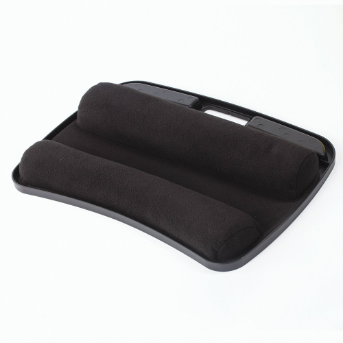 Подставка-столик с мягкими подушками, для ноутбука и творчества BRAUBERG, 480х335 мм, черный фото 6