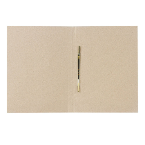 Скоросшиватель картонный BRAUBERG, гарантированная плотность 300 г/м2, до 200 л. фото 2