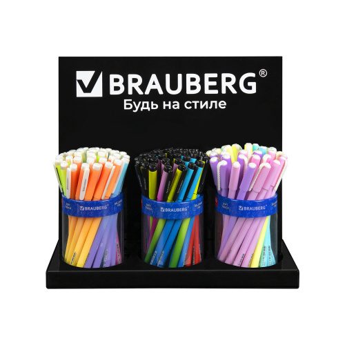 Подставка под ручки и карандаши в тубах BRAUBERG, металл, 3 отделения, 26x30x11 см фото 7