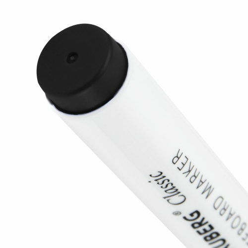 Маркер стираемый для белой доски BRAUBERG "CLASSIC", 3 мм, с клипом, черный фото 4