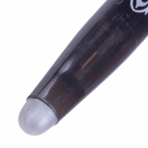 Ручка стираемая гелевая с грипом PILOT "Frixion Pro", корпус с печатью, линия письма 0,35 мм, черная фото 3