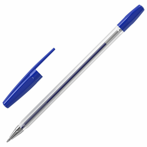 Ручки шариковые BRAUBERG "M-500", 10 шт., линия письма 0,35 мм, синие фото 3