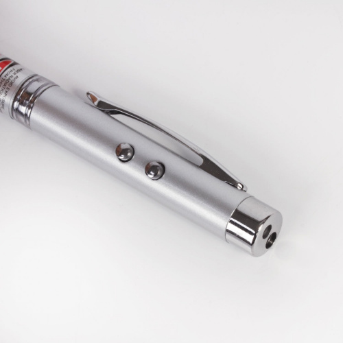 Указка лазерная BEIFA, радиус 200 м, красный луч, LED-фонарь, указка, магнит, ручка, футляр фото 5