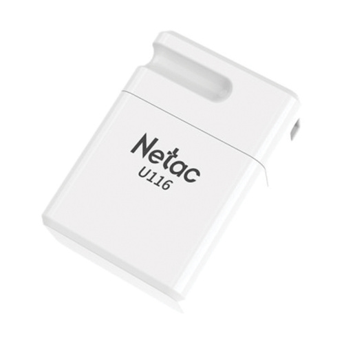 Флеш-диск 16 GB NETAC U116, USB 2.0, белый, NT03U116N-016G-20WH фото 3