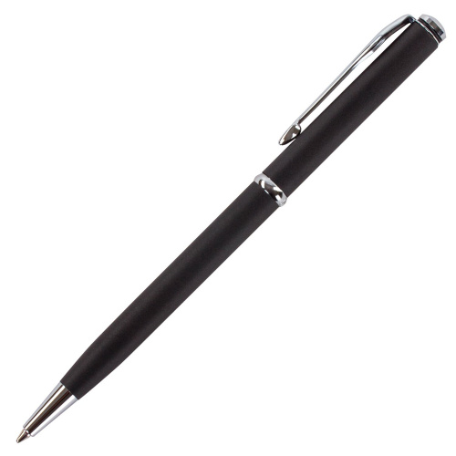 Ручка подарочная шариковая GALANT "Arrow Chrome Grey", корпус серый, хромированные детали, синяя фото 3