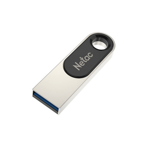 Флеш-диск 64 GB NETAC U278, USB 2.0, металлический корпус, серебристый/черный, NT03U278N-064G-20PN фото 2