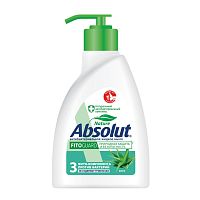 Мыло жидкое "Absolut" Nature FitoGuard антибактериальное Алоэ 250 г