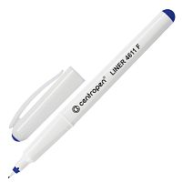 Ручка капиллярная (линер) CENTROPEN "Liner", трехгранная, линия письма 0,3 мм, синяя