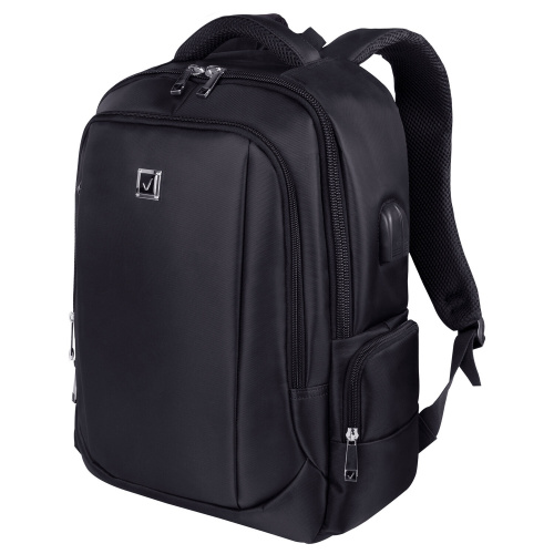 Рюкзак BRAUBERG FUNCTIONAL "Leader", 45х32х17 см, с отделением для ноутбука, USB-порт