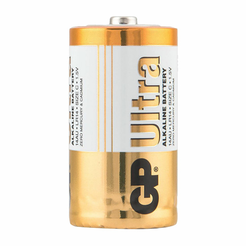 Батарейки GP Ultra, С (LR14, 14 А), алкалиновые, КОМПЛЕКТ 2 шт., блистер, 14AU-2CR2 фото 2