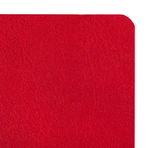 Блокнот А5 (130х210 мм), BRAUBERG ULTRA, под кожу, 80 г/м2, 96 л., в точку, красный фото 2