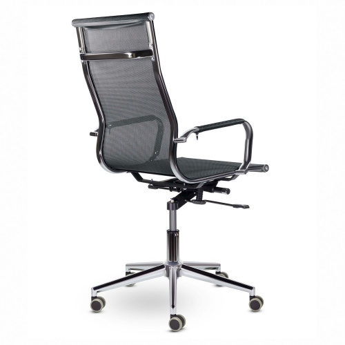 Кресло офисное BRABIX PREMIUM "Net EX-533", хром, сетка, черное фото 5