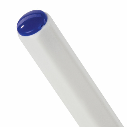 Ручка шариковая ЮНЛАНДИЯ "ШКОЛЬНАЯ", длина письма 2000 м, узел 1 мм, линия письма 0,5 мм, синяя фото 8