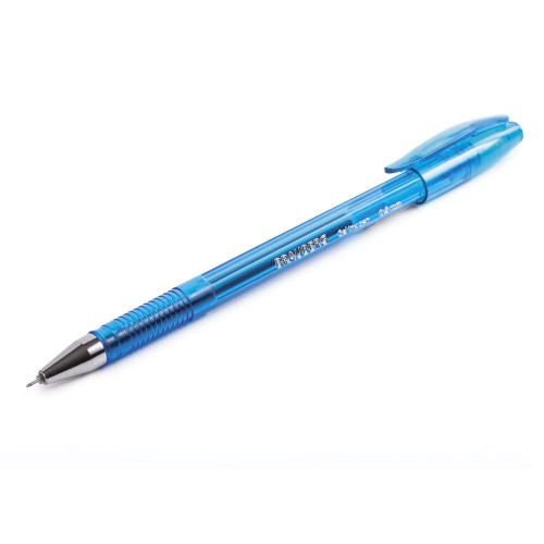 Ручка гелевая BRAUBERG "Income", корпус тонированный, линия письма 0,35 мм, синяя фото 2