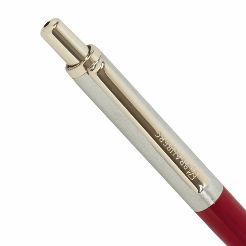 Ручка подарочная шариковая BRAUBERG Soprano, корпус серебристый с бордовым, 0,5 мм, синяя фото 4