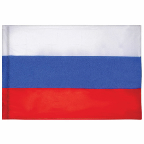 Флаг России 90х135 см без герба STAFF, прочность и влагозащита, флажная сетка фото 7