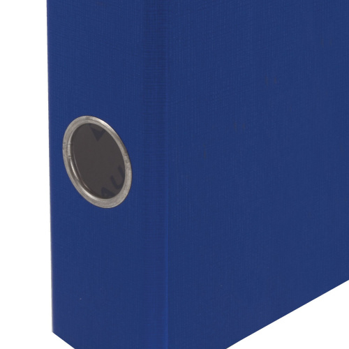 Папка-регистратор BRAUBERG, с покрытием из ПВХ, 50 мм, синяя (удвоенный срок службы) фото 6