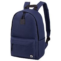 Рюкзак BRAUBERG POSITIVE "Dark blue", 42х28х14 см, универсальный, потайной карман