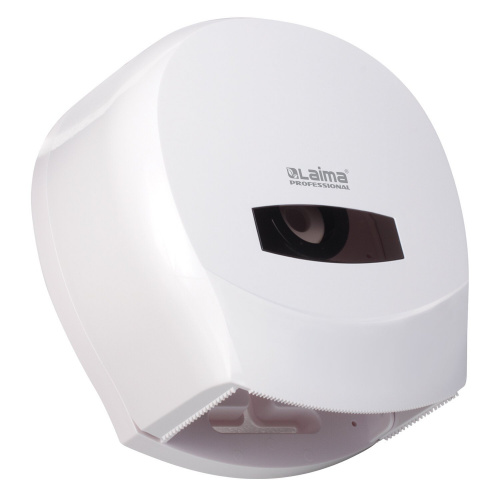 Диспенсер для туалетной бумаги LAIMA PROFESSIONAL CLASSIC, малый, белый, ABS-пластик фото 5