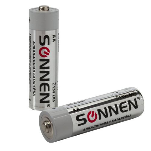 Батарейки SONNEN Alkaline, АА, 24 шт., алкалиновые, пальчиковые, короб фото 6