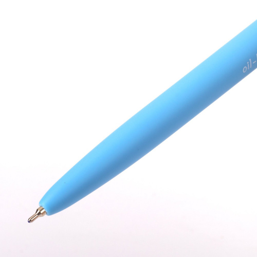 Ручка шариковая масляная автоматическая BRAUBERG "FRUITY Pastel", линия письма 0,35 мм, синяя фото 2