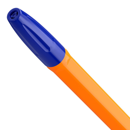 Ручка шариковая BRAUBERG "ULTRA ORANGE", узел 0,7 мм, синяя фото 9