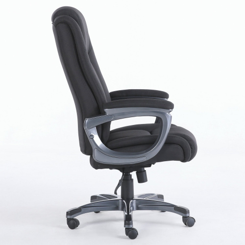 Кресло офисное BRABIX PREMIUM "Solid HD-005", до 180 кг, ткань, черное фото 2