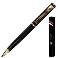 Ручка подарочная шариковая BRAUBERG "Perfect Black", корпус черный, линия письма 0,7 мм, синяя